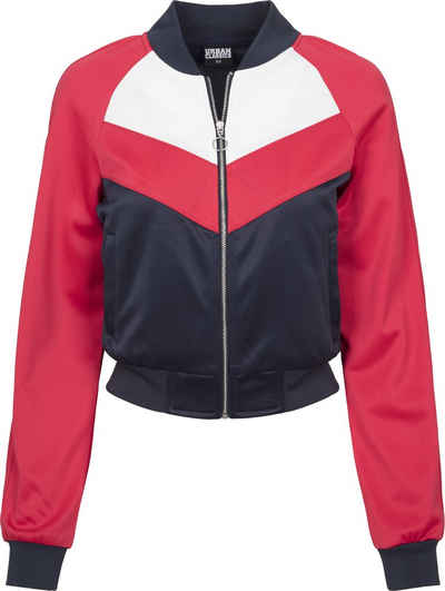 URBAN CLASSICS Allwetterjacke Urban Classics Damen Ladies Short Raglan Track Jacket (1-St)