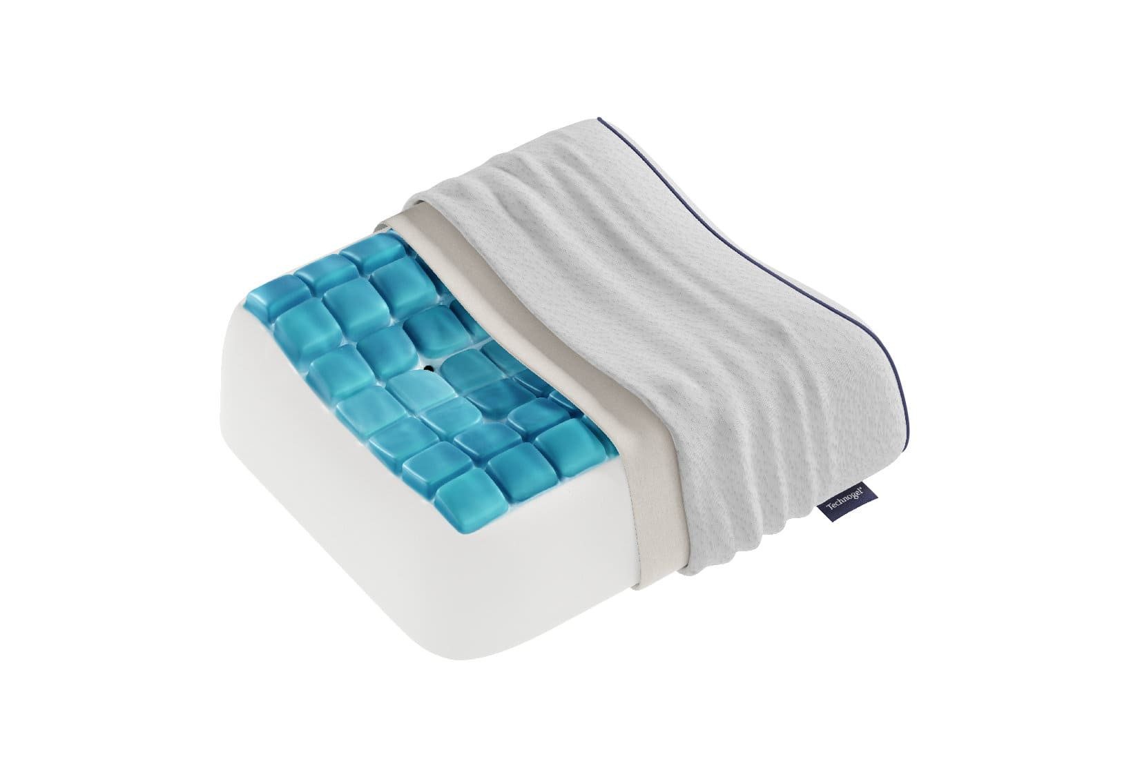 Technogel Reisekissen Anatomic, 33x29 cm Patentiertes Technogel in Würfelschnitt
