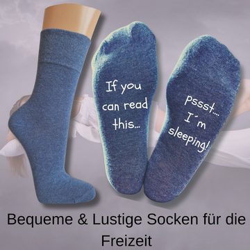 bentini Freizeitsocken Spruch Socken - I´m sleeping (1-Paar)