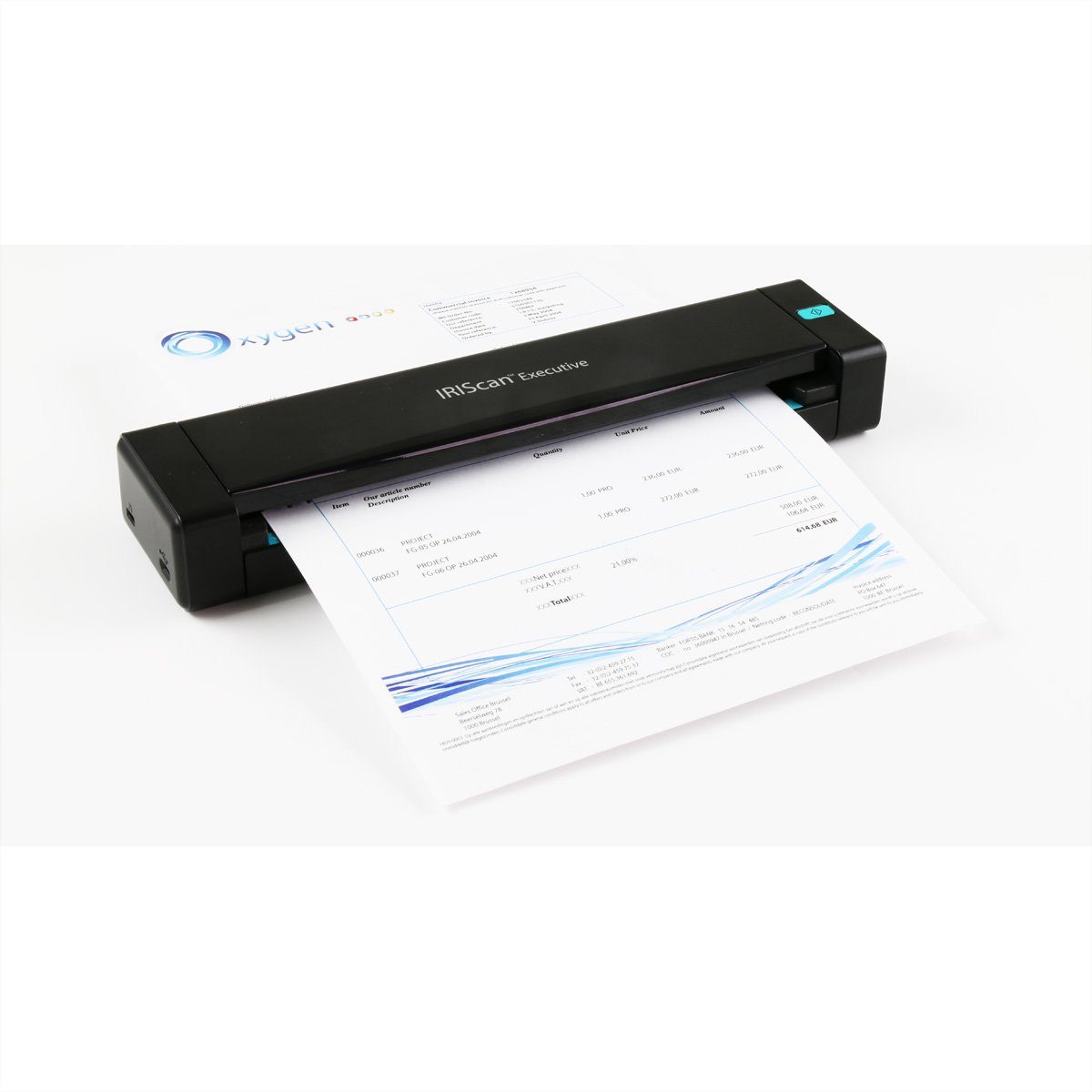 Iris by Canon IRISCan Executive 4 Duplex 8PPM Dokumentenscanner Scanner, (Mobiler Scanner mit Papiereinzug, 458737)