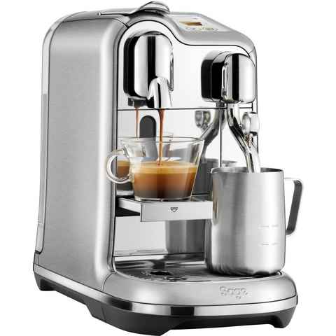Nespresso Kapselmaschine Creatista Pro SNE900 mit Edelstahl-Milchkanne, inkl. Willkommenspaket mit 7 Kapseln
