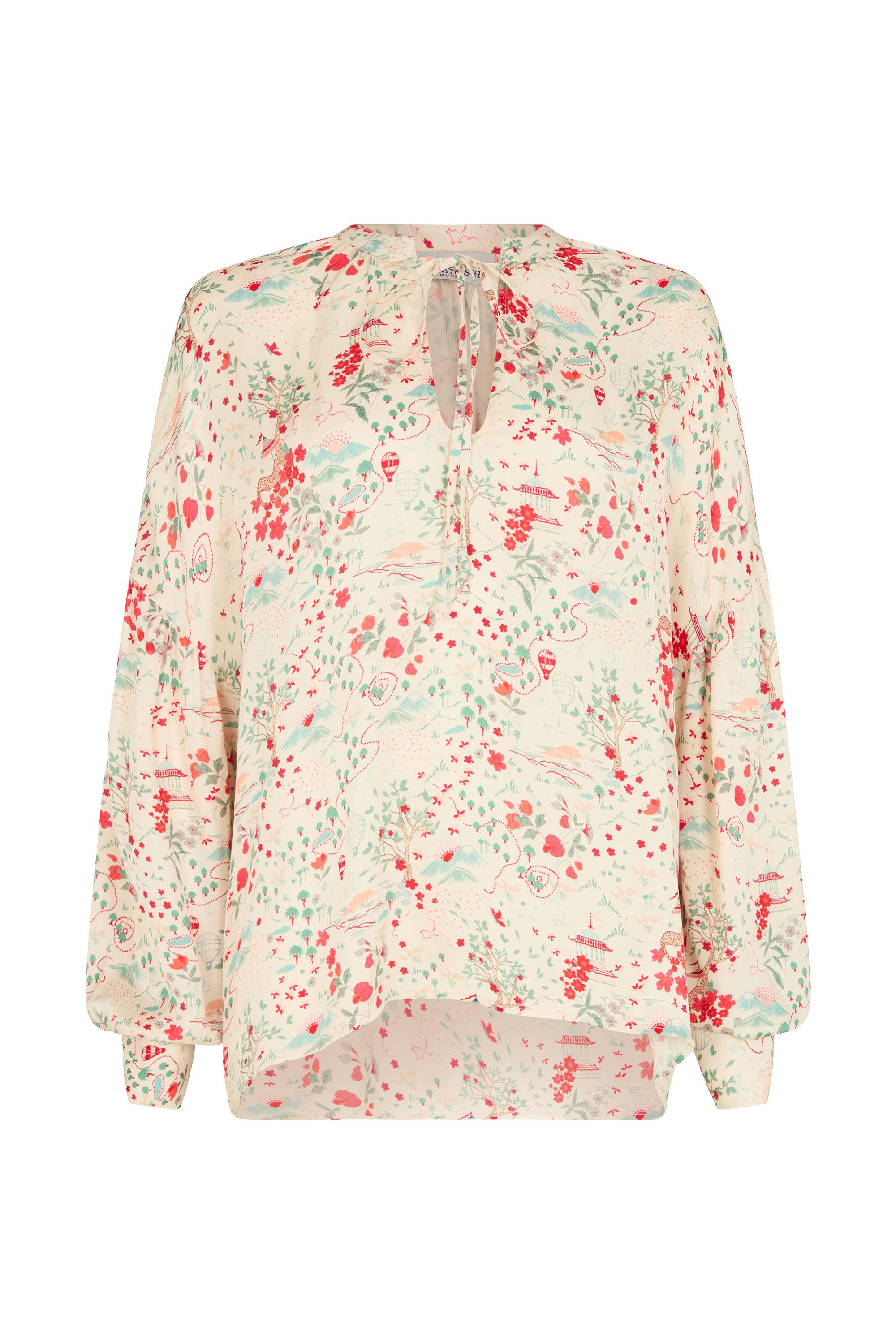 Lily and Lionel Hemdbluse Rosetti Billowy Sleeves Floral Print Blouse Damen