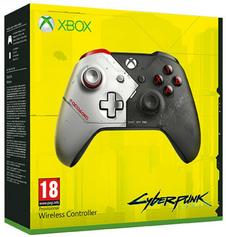 Microsoft Xbox One Wireless Controller Cyberpunk 2077 Limited Edition PC  Gamepad Xbox-Controller