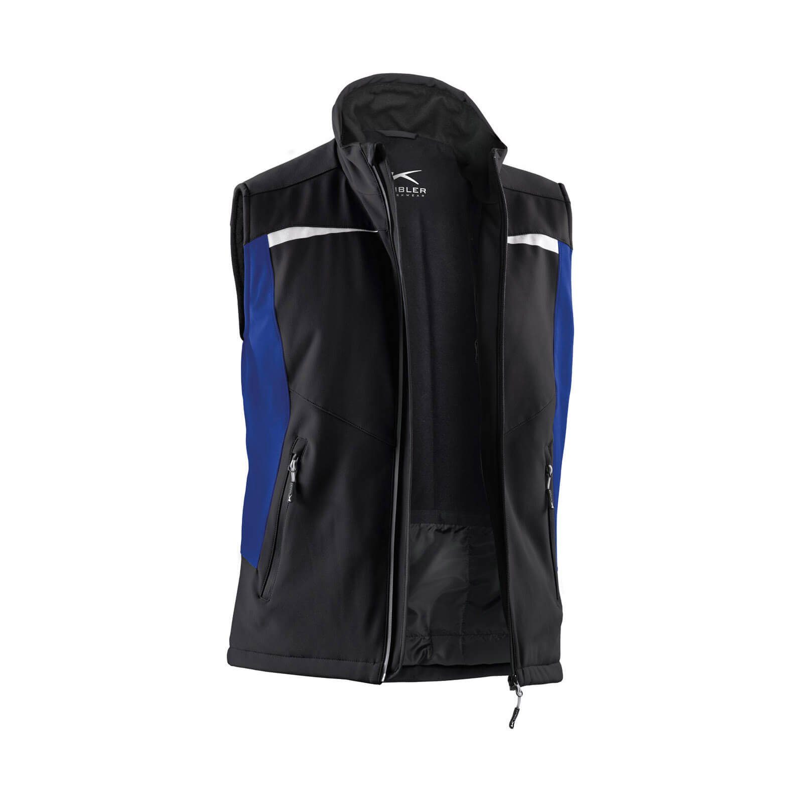 Kübler Arbeitsweste Kübler Softshell Weste schwarz/kbl.blau