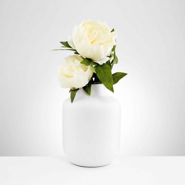 BUTLERS Kugelvase BELLE BLANC Vase Höhe 20 cm