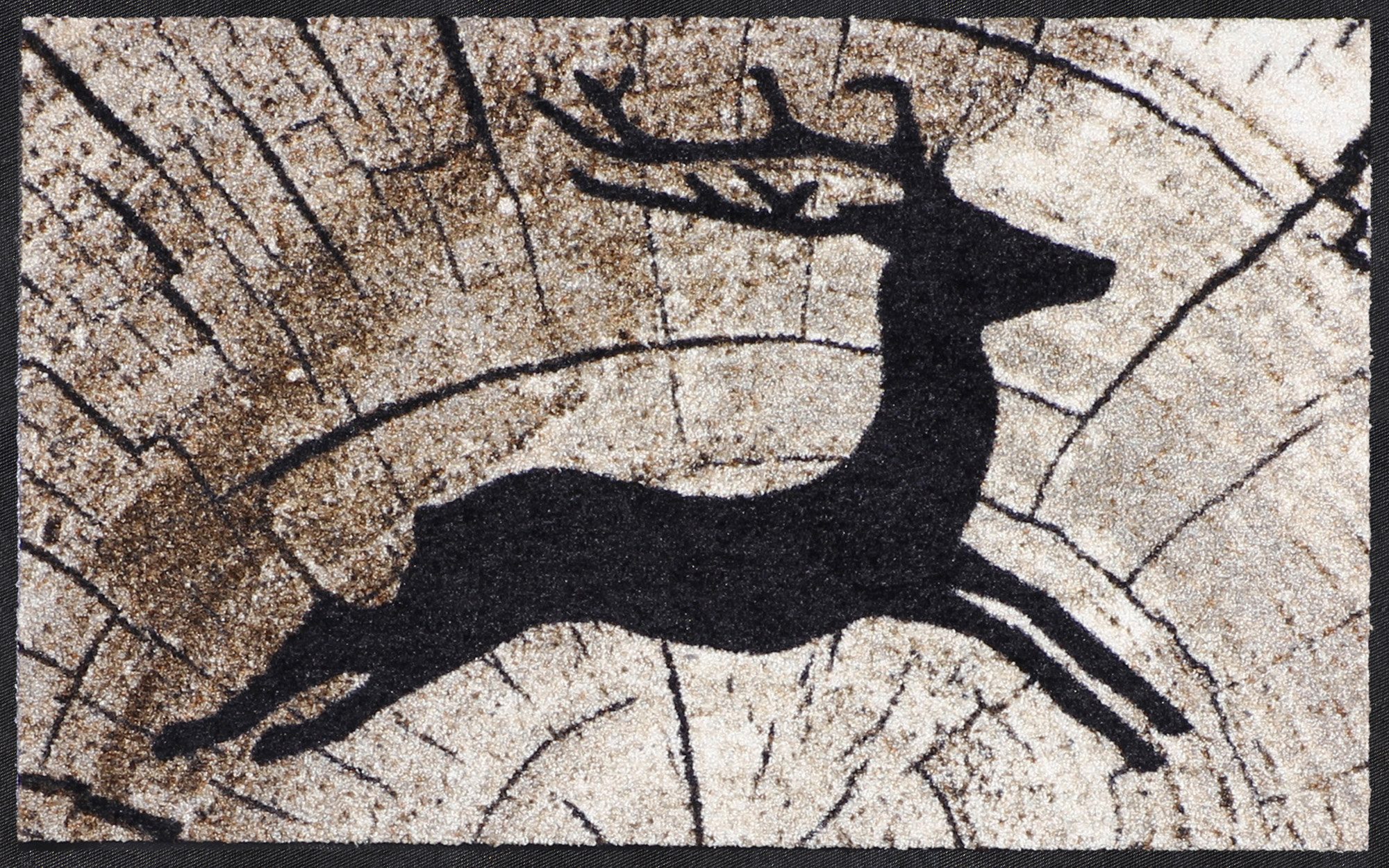 Salonloewe Fußmatte Fußmatte "Wildwechsel", eckig, Höhe: 7 mm, Motiv