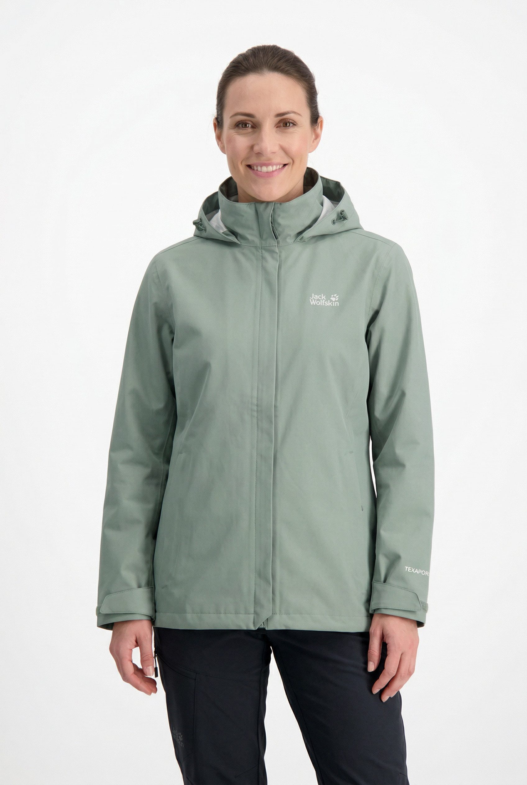 Jack Wolfskin Outdoorjacke TRAILTIME 2L JKT W Wasserdicht, winddicht, atmungsaktiv, Übergangsjacke