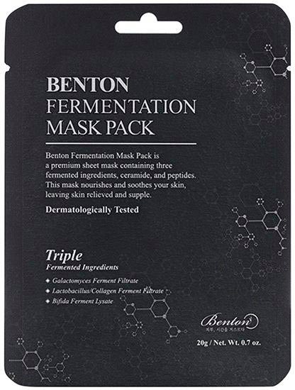 Benton Tuchmaske Mask Packung, Pack Fermentation