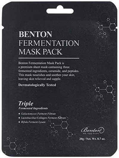 Benton Tuchmaske Fermentation Mask Pack Packung, 10-tlg.