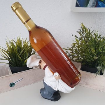 Aspinaworld Weinflaschenhalter Deko Weinflaschenhalter als Koch 18 cm