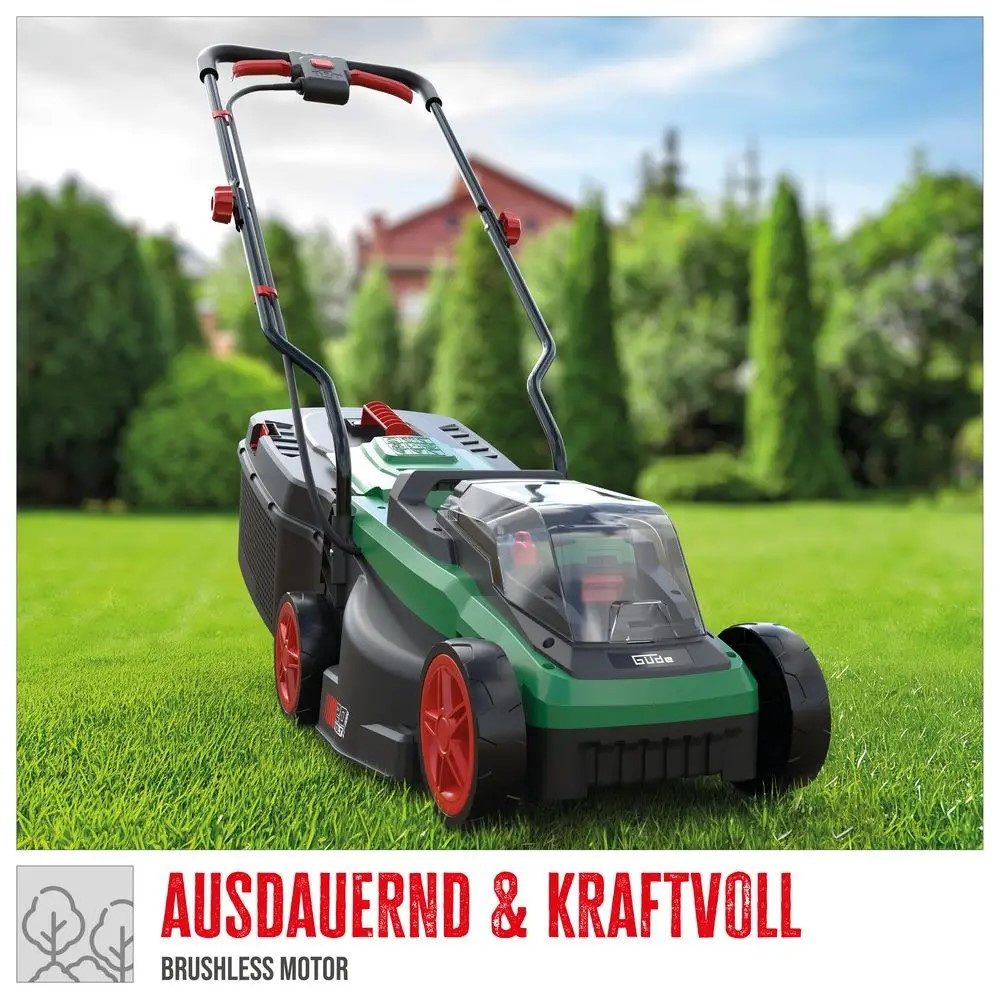 Güde Akkurasenmäher Akku Rasenmäher 320/20-4, 320 cm Schnittbreite günstig online kaufen