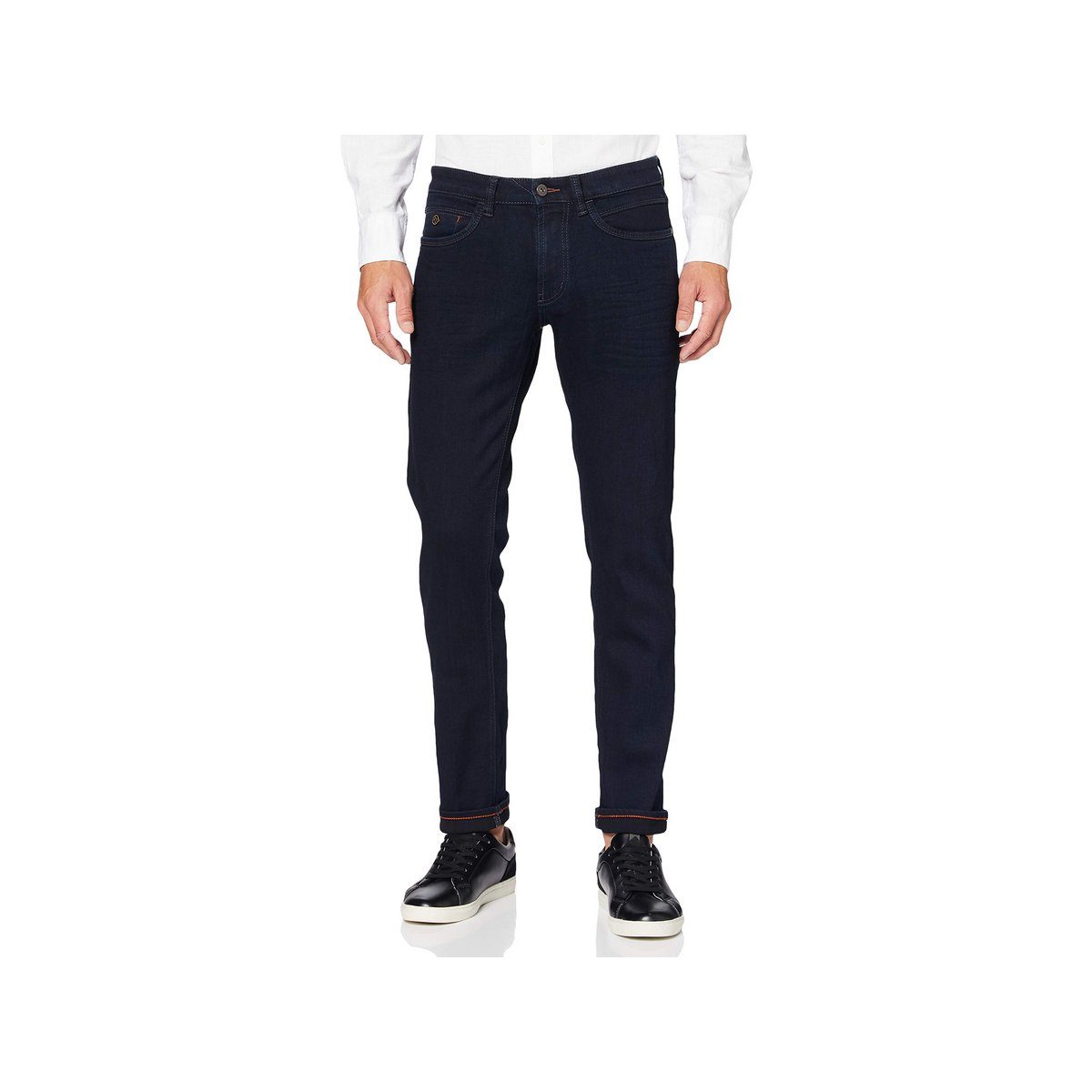 Hattric Straight-Jeans dunkel-blau regular (1-tlg)