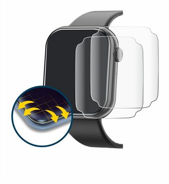 BROTECT Full-Screen Schutzfolie für Mingtawn Smartwatch 1.85", Displayschutzfolie, 2 Stück, 3D Curved klar