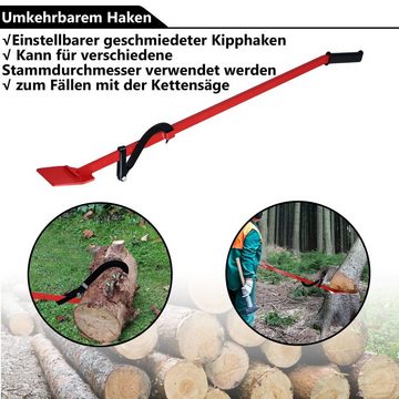 UISEBRT Fällheber Kantenheber zum Baumfällen, -], mit Wedehaken max 250kg