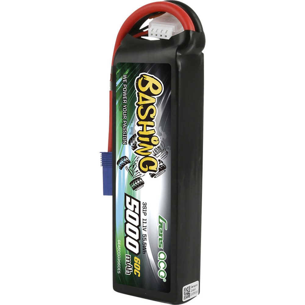 Gens ace Gens ace Modellbau-Akkupack (LiPo) 11.1 V 5000 mAh Softcase EC5 Akku 5000 mAh (11.10 V)