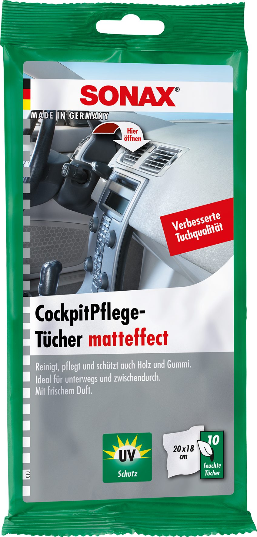 Sonax SONAX KunststoffPflegeTücher Matteffect (10 Stück) Auto-Reinigungsmittel