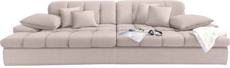 Mr. Couch Big-Sofa Biarritz 2, wahlweise mit Kaltschaum (140kg Belastung/Sitz), Kopfteilverstellung