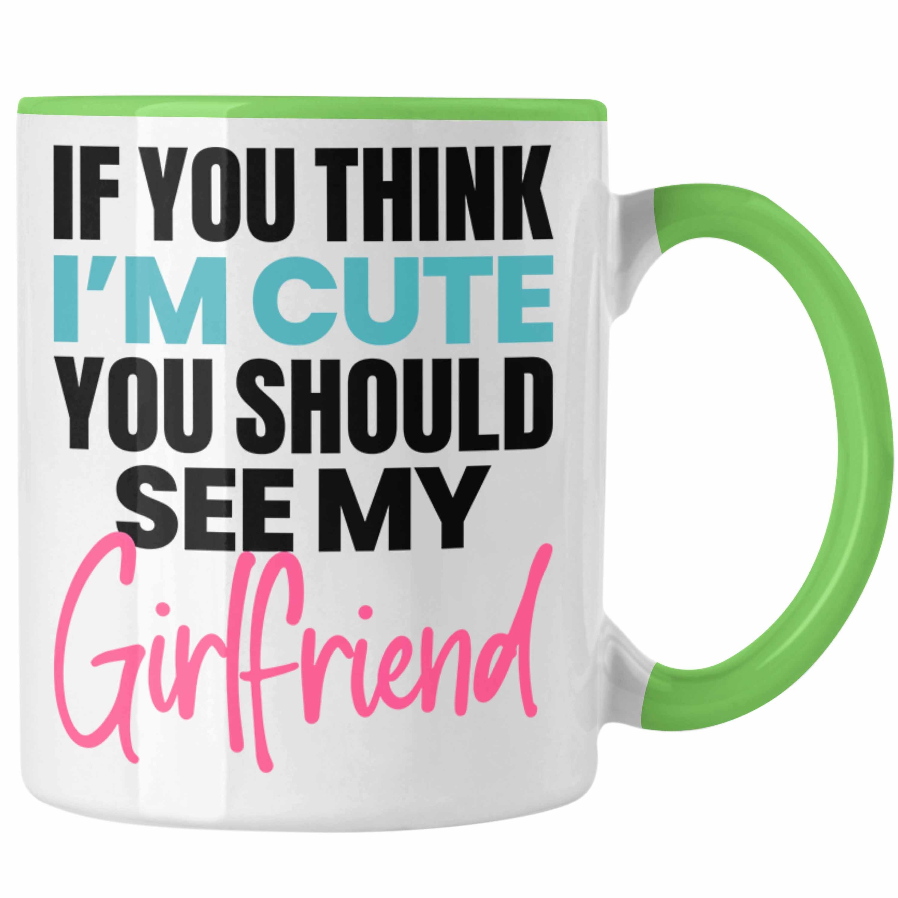 Trendation Tasse Boyfriend Tasse Geschenk Grün Geschenkide für Eifersüchtig Freund Beziehung