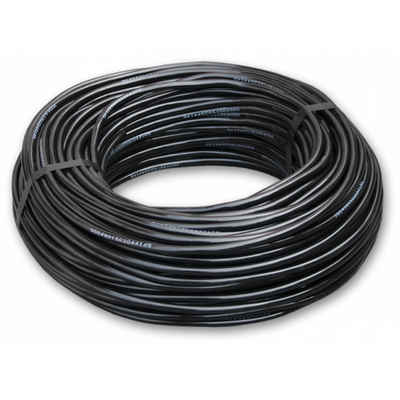 Bradas Bewässerungsschlauch PVC-Schlauch BLACK für Mikrosprinkler 4x7mm 100m
