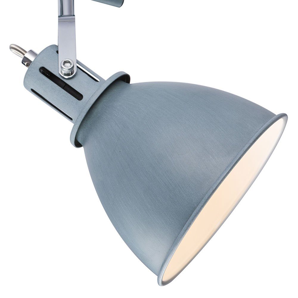Beleuchtung Deckenleuchte, Balken Lampe Globo Flur inklusive, LED nicht Wohn Decken Strahler Spot Zimmer grau Leuchtmittel