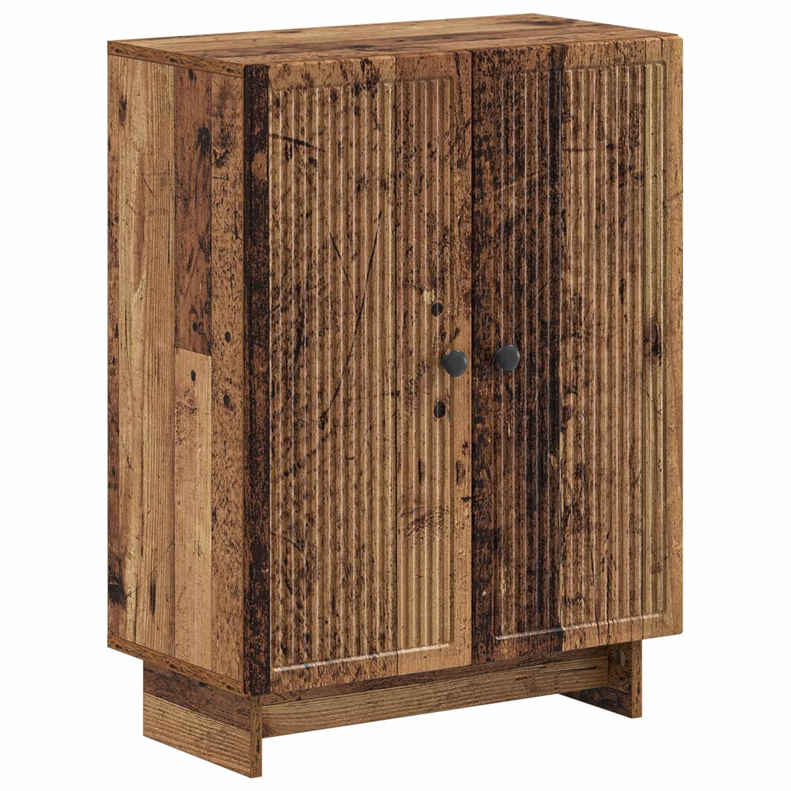 vidaXL Badezimmerspiegelschrank Badezimmer Aufbewahrungsschrank EDE Altholz 59,5 x 31 x 80 cm