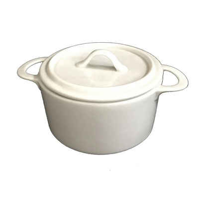 Neuetischkultur Auflaufform Mini Kokotte 14 x 5 cm, Steingut, (1-St), Ofenform