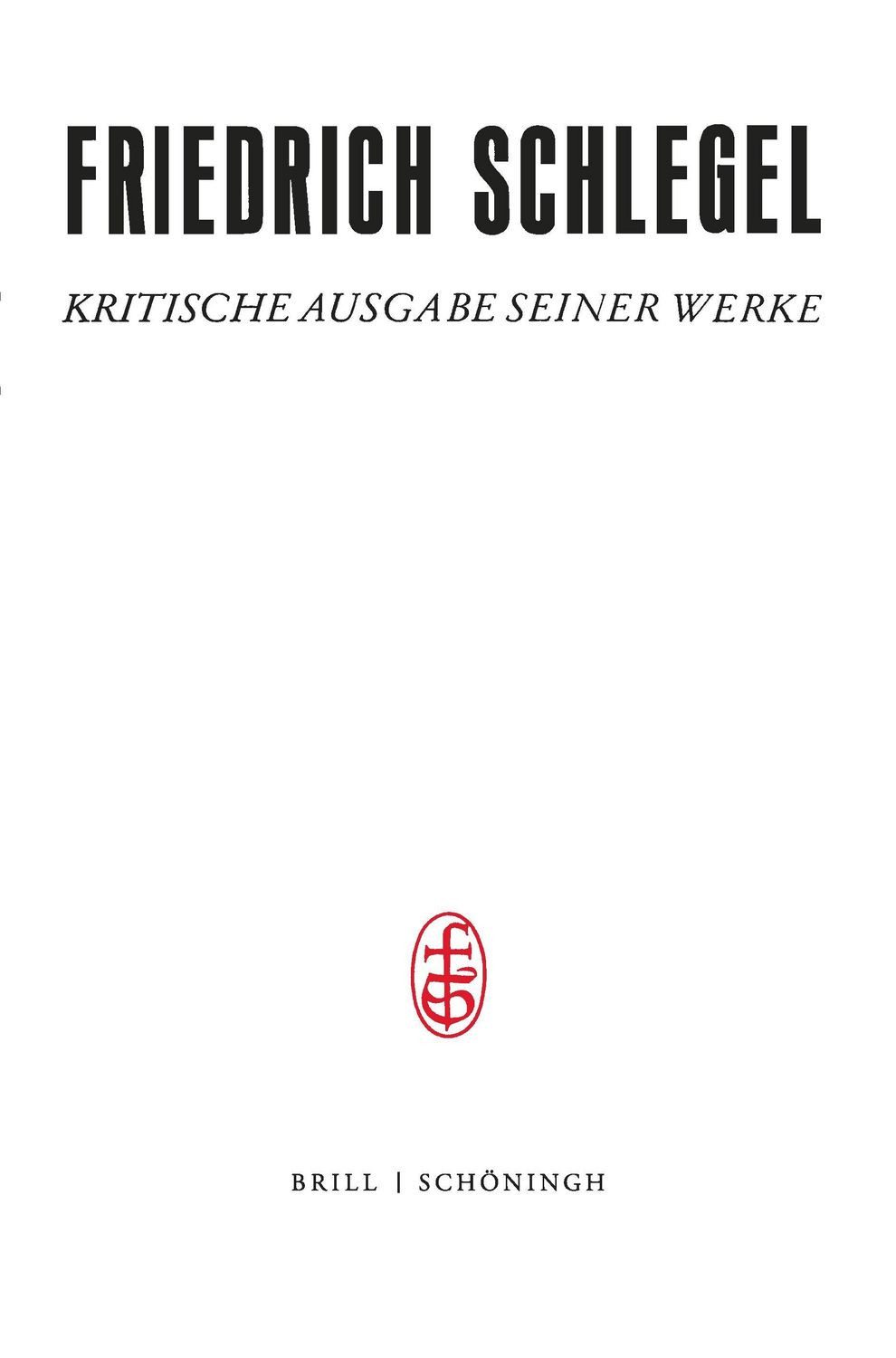 Dorothea Schlegels letzte Lebensjahre (1829–1839) / Friedrich Schlegel