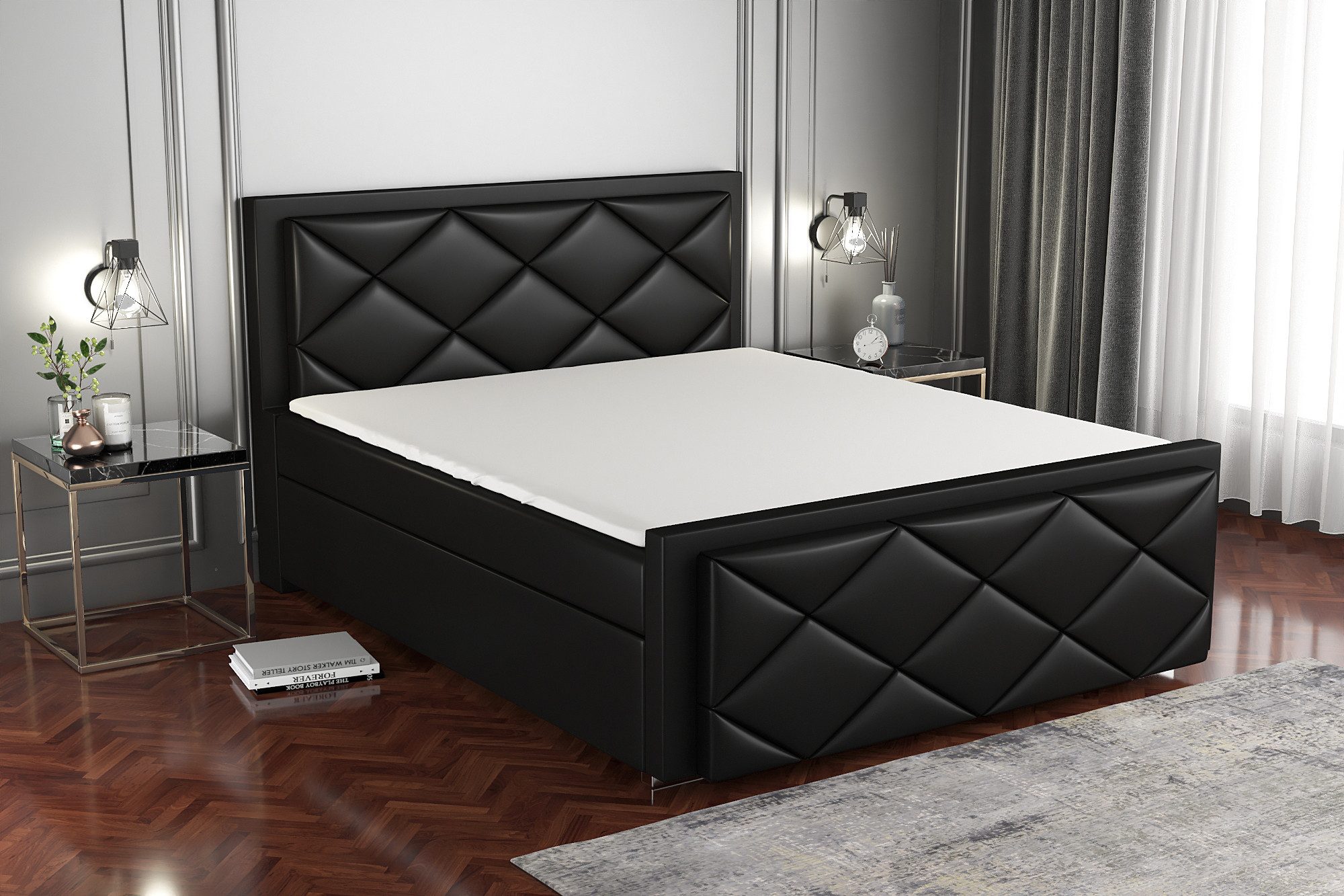 A&J MöbelLand GmbH Boxspringbett SAXI mit günstig online kaufen