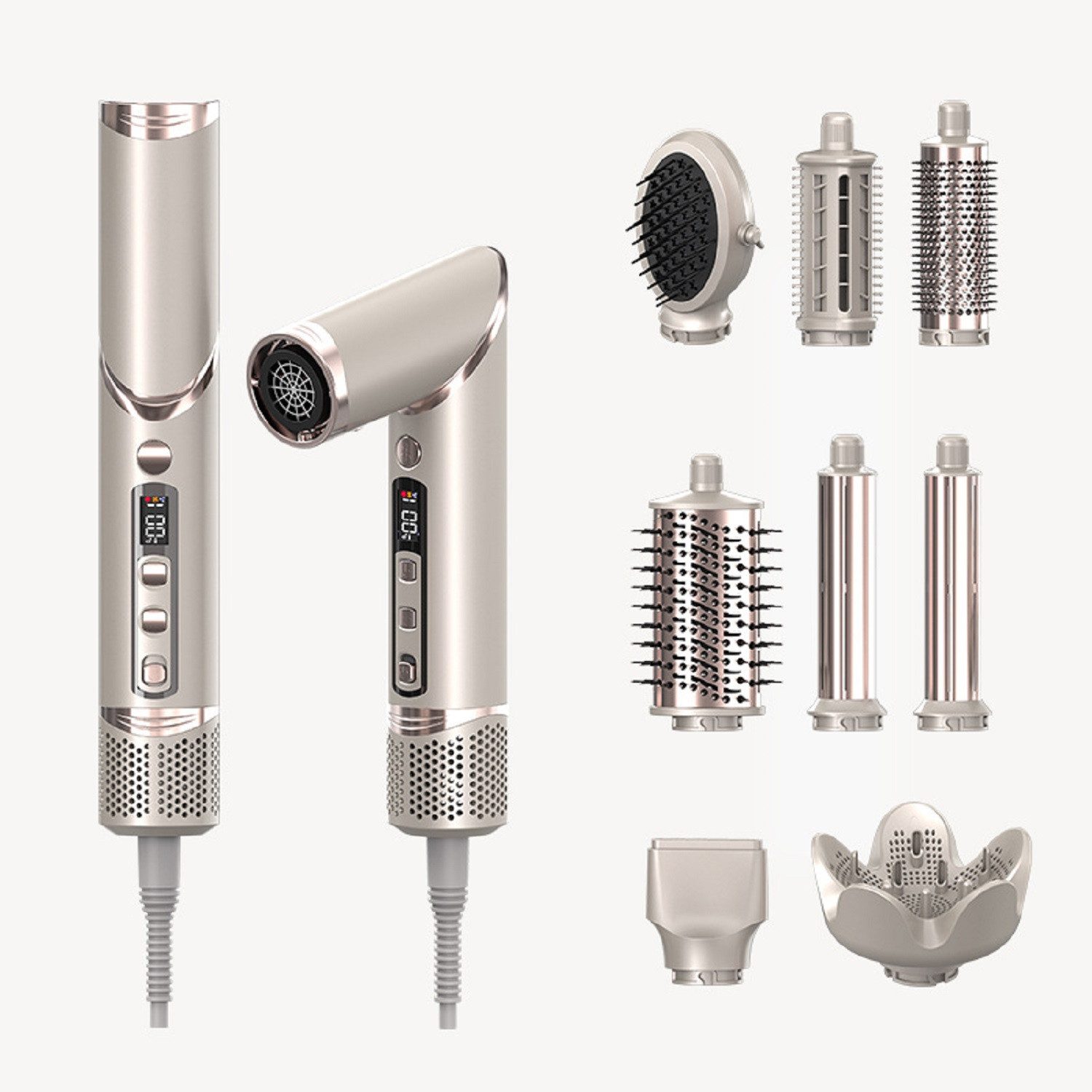 COOL-i ® Multihaarstyler Multihaarstyler AirStyler 8-in-1 – 1400 W, Föhn & Hairstyler in einem
