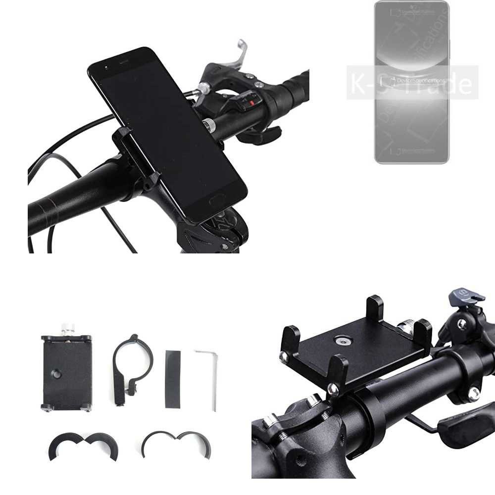 K-S-Trade Smartphone-Halterung für Huawei Hi nova 12z, (Handyhalterung das Fahrrad Halter Lenkstange Fahrradhalterung)