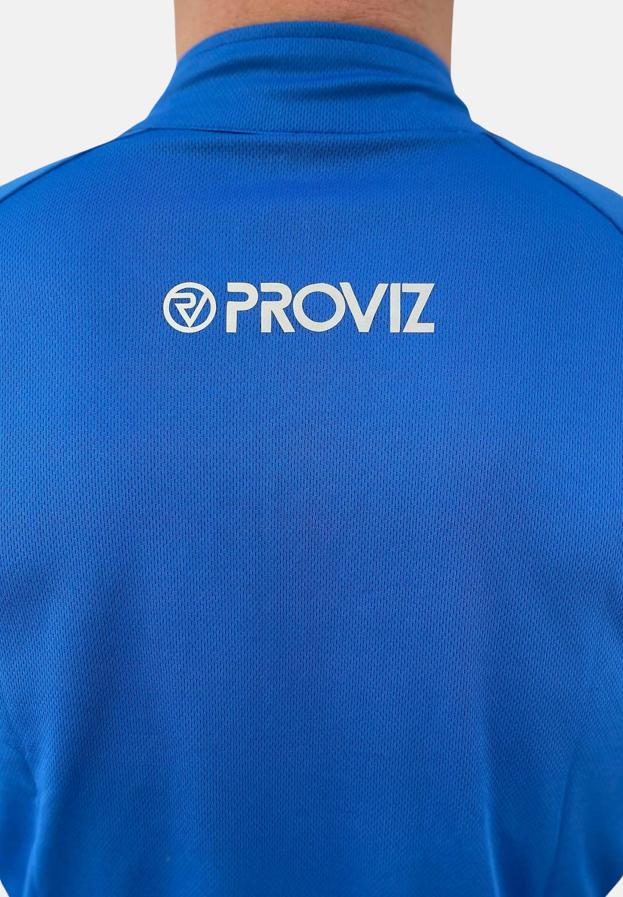 ProViz Laufshirt Ultraleicht, blue feuchtigkeitsabsorbierend, reflektierend Klassisch
