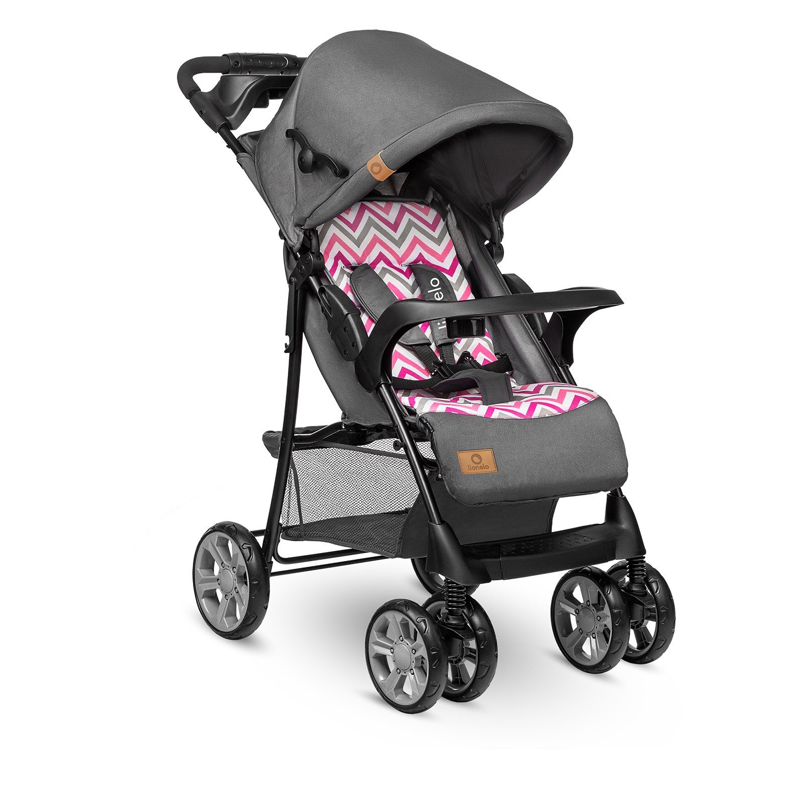lionelo Kinder-Buggy Emma, Tasche Leicht SGS i EN Bis 15kg