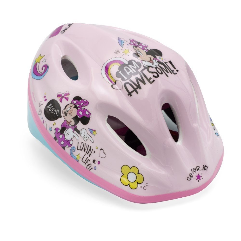 Seven Polska Kinderfahrradhelm Disney "Minnie BOOM", verstellbar, 52-56cm, ab ca. 6 Jahre