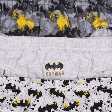 Sarcia.eu Boxer 6x Grau-weiße Unterhose/Slip für Jungen BATMAN 18-24 Monate