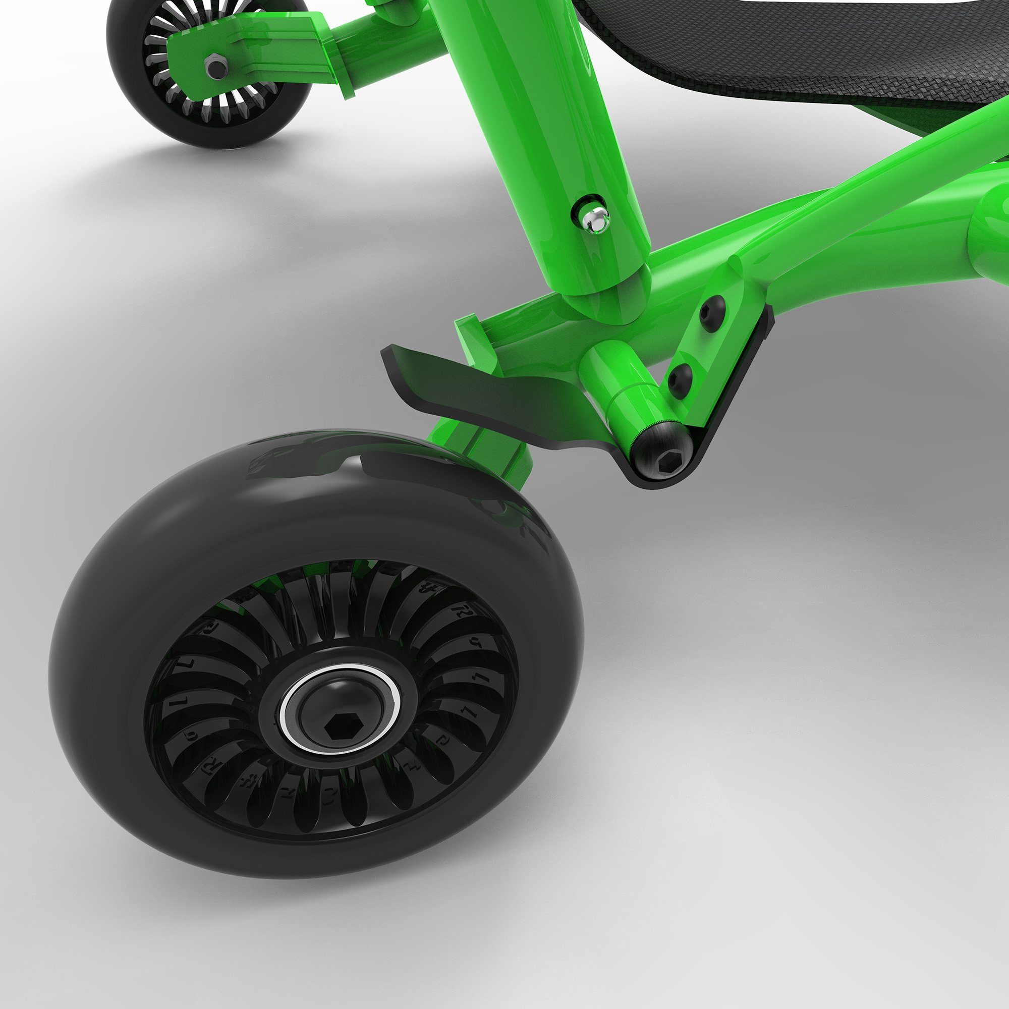 EzyRoller Dreiradscooter Classic Jahre grün Kinder Dreiradscooter Kinderfahrzeug ab X, 14 für Funfahrzeug bis 4