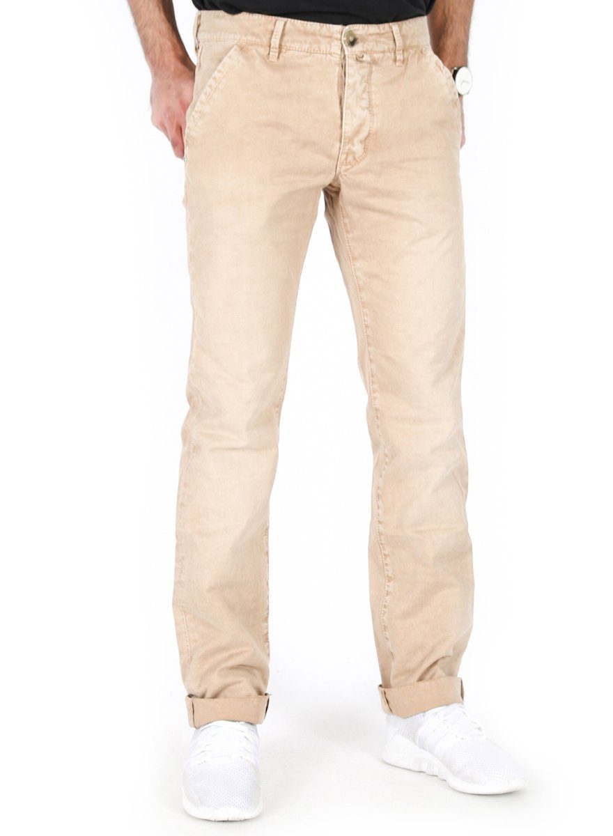 APW151 Chino - Handgefertigte Beige Länge:32 JACOB Slim-fit-Jeans COHEN -