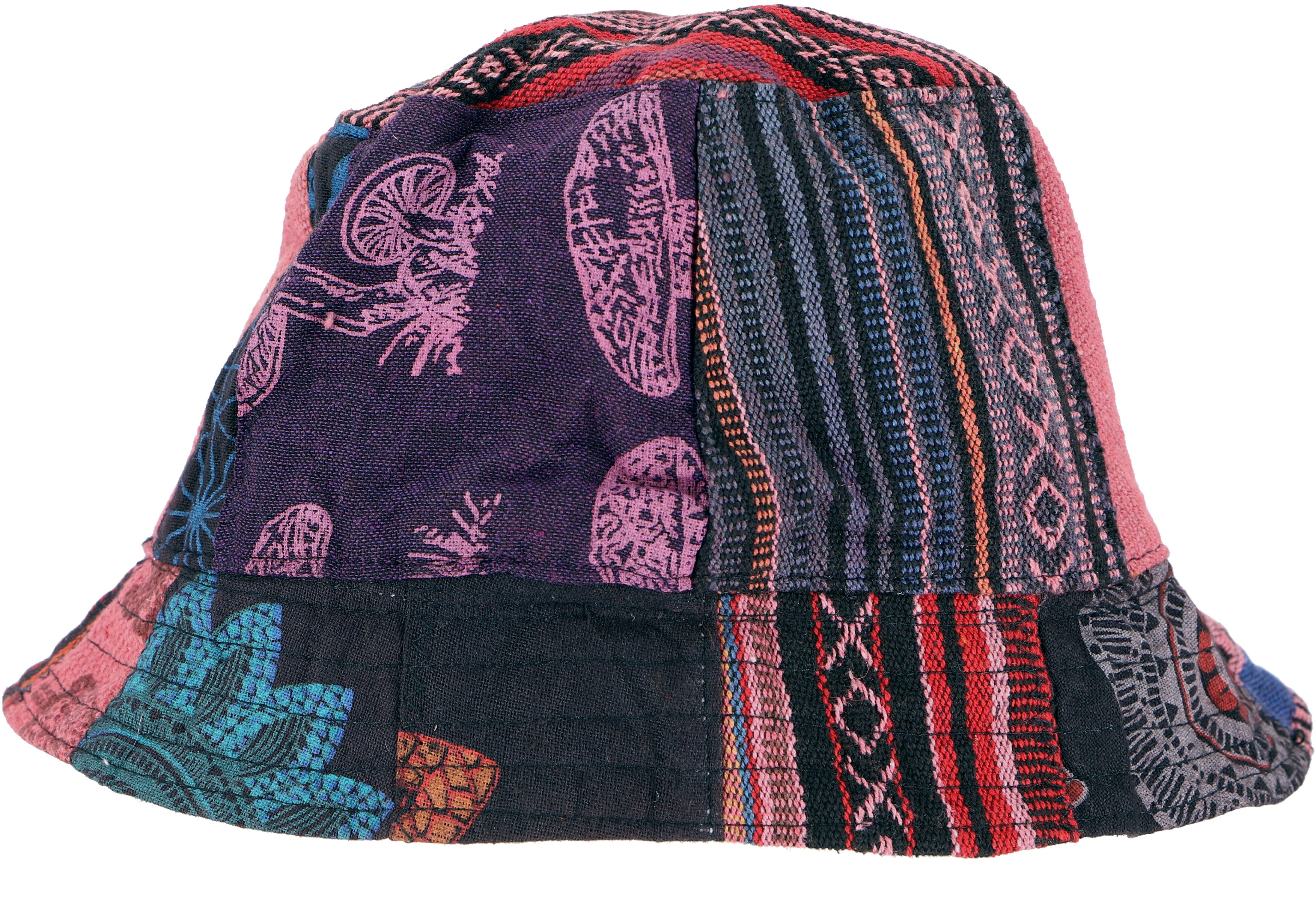 Guru-Shop Strickmütze Sommerhut,Patchwork Schlapphut, Fischerhut,.. günstig online kaufen