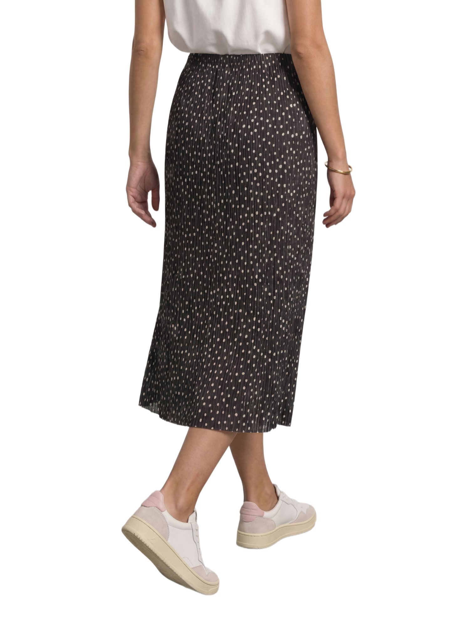 STREET ONE A-Linien-Rock schwarz,Casual,Polyester,Gepunktet,Casual Fit – Bild 4 von 5