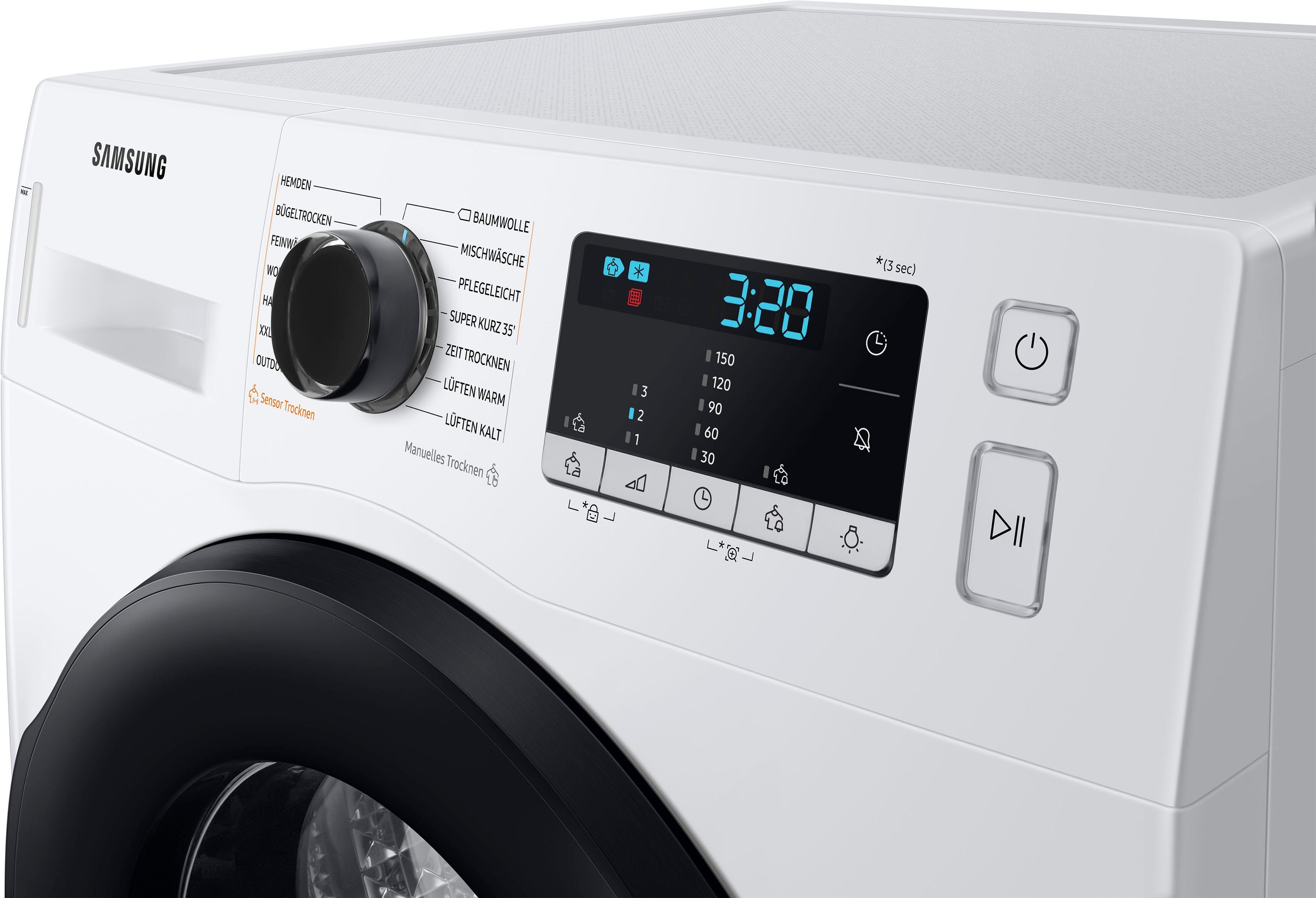 Samsung Wärmepumpentrockner DV81TA220AE/EG, 8 kg, Knitterschutz, inklusive Garantie 4 Jahre