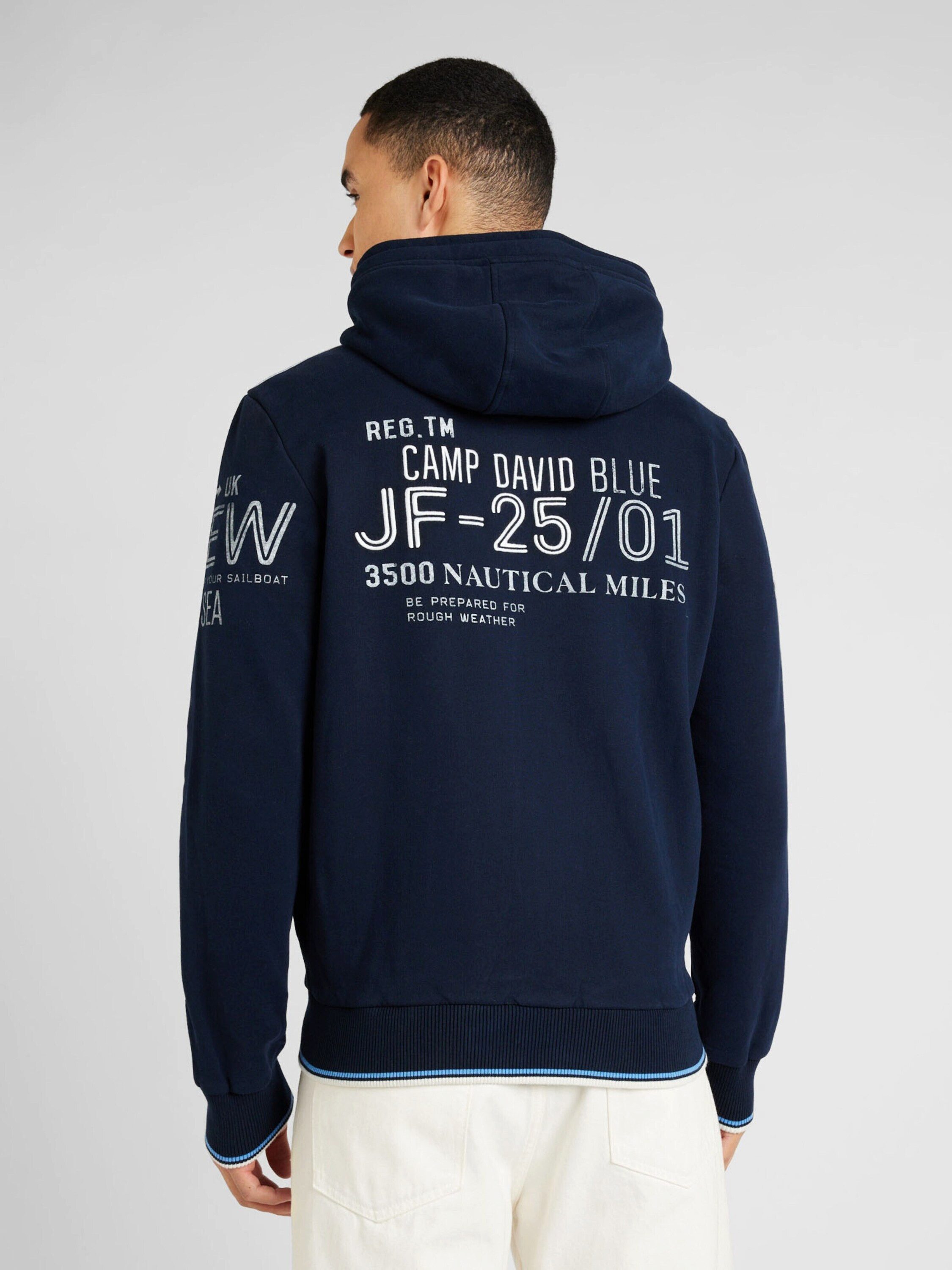 CAMP DAVID Sweatjacke Atlantic Crossing (1-tlg), Seitliche