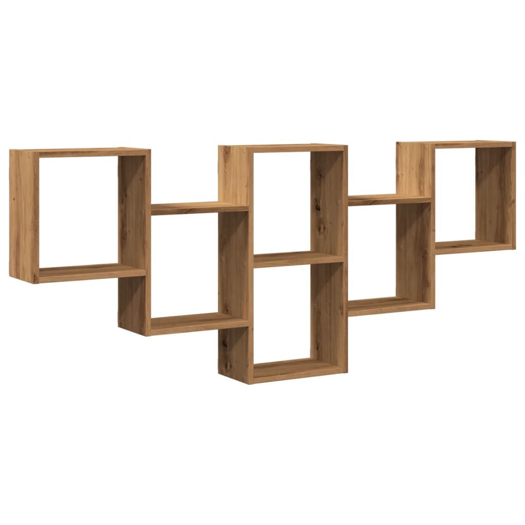 vidaXL Regal Wandregal Artisan-Eiche 159x18x66 cm günstig online kaufen