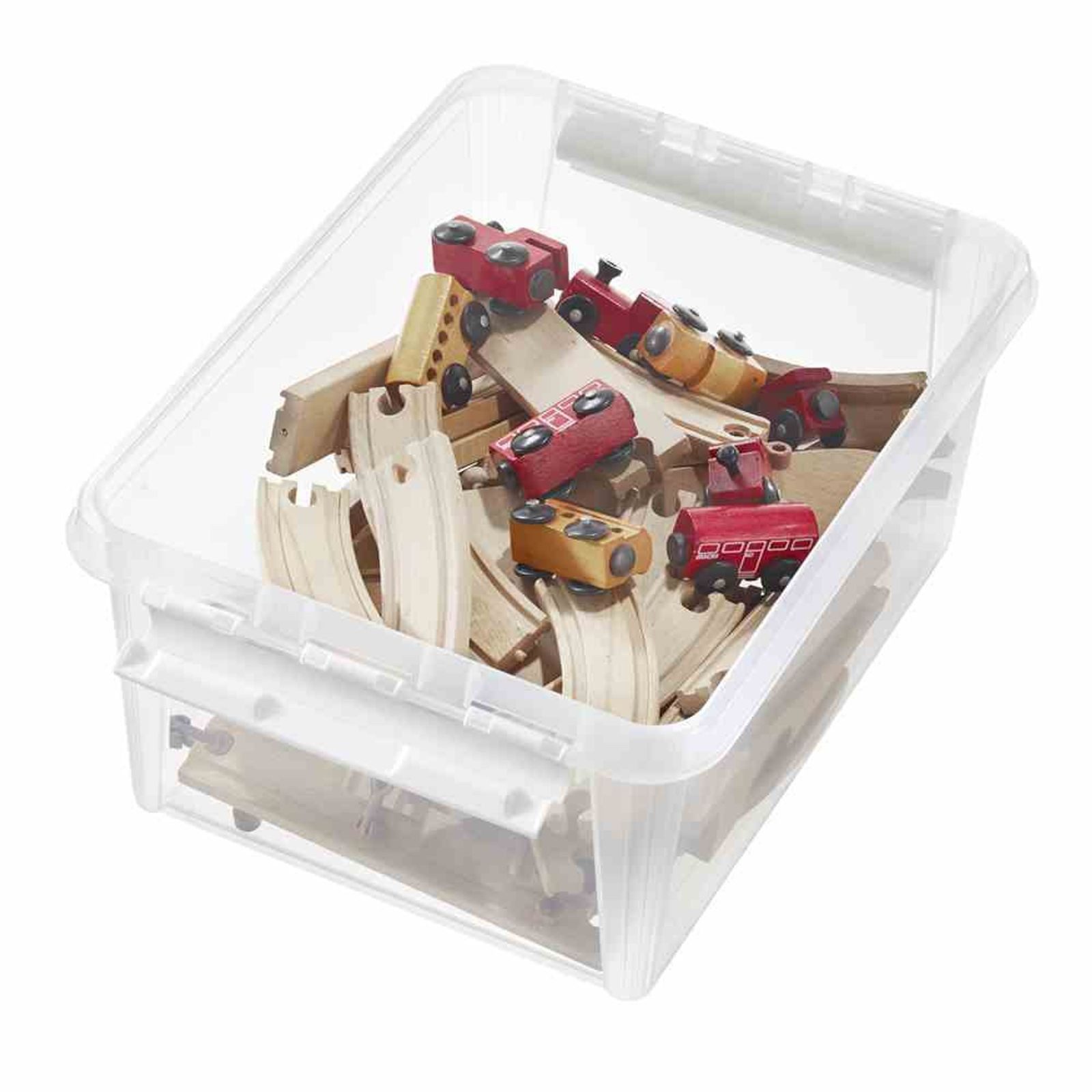 Orthex Aufbewahrungsbox Clipbox transparent flach 14 l SmartStore Home 15