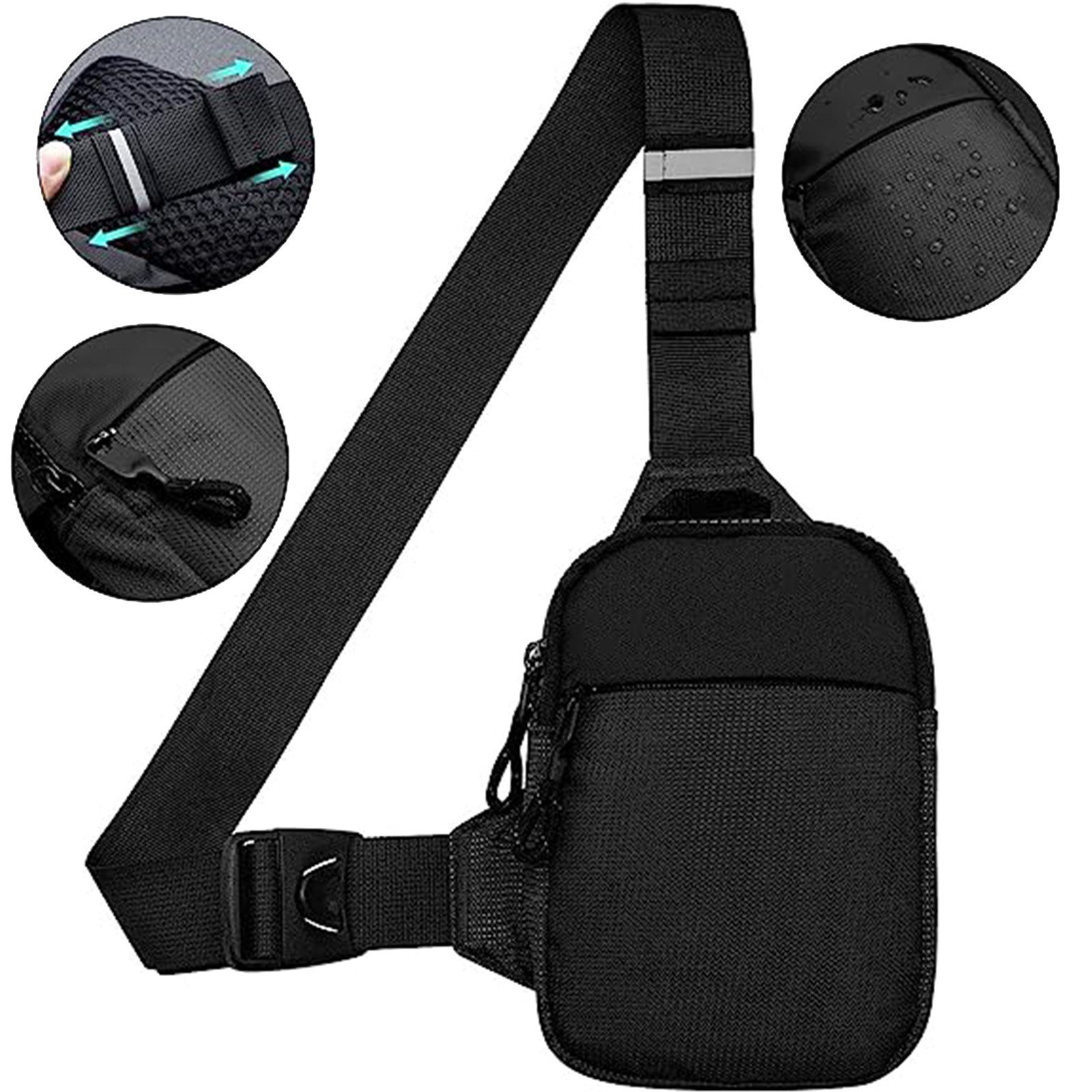 OKWISH Schultertasche Umhängetasche Brusttasche Rucksack Streetwear günstig online kaufen