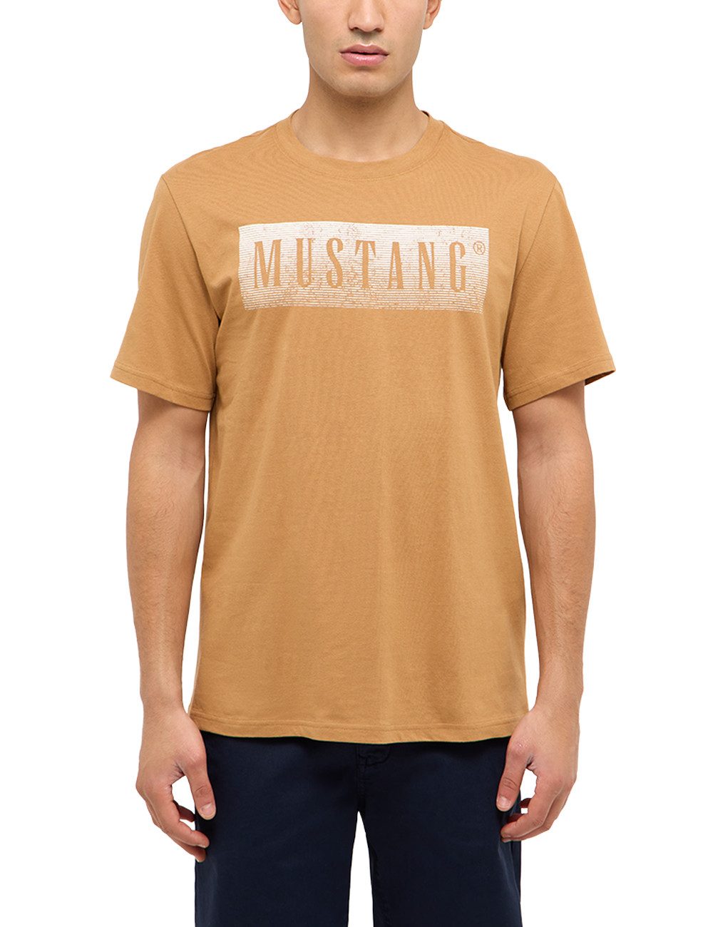 MUSTANG T-Shirt MU-Austin Block Logo Regular fit