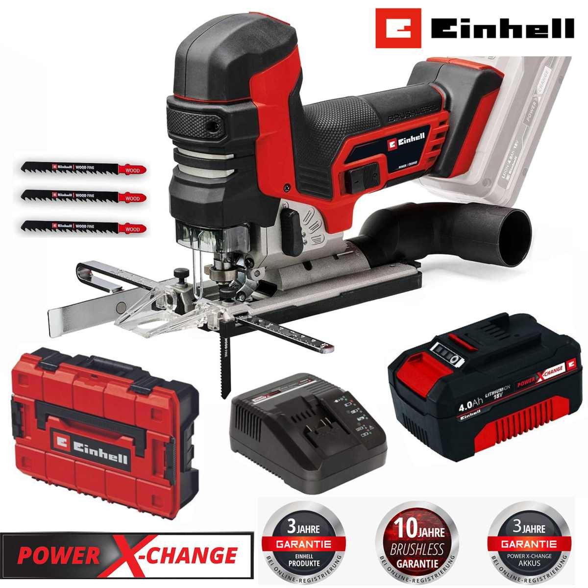 Einhell Akku-Pendelhubstichsäge Professional Stichsäge TP-JST 18/135 günstig online kaufen