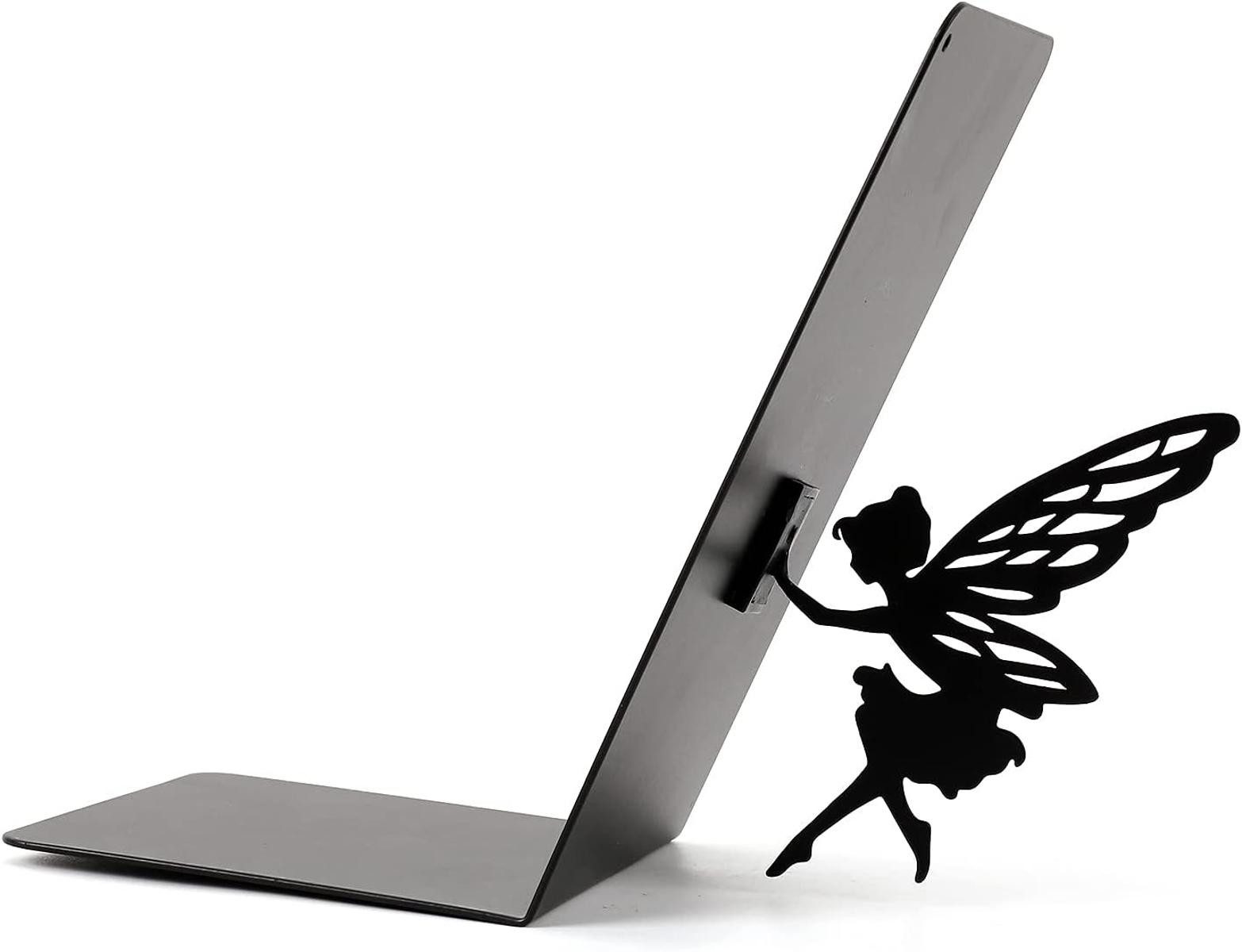 I-TOTAL Buchstütze I-TOTAL® Niedlicher Buchhalter Metall Buchstütze Regal Tisch Fairy
