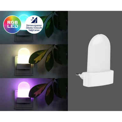 LED-Leuchtmittel Müller-Licht LED Nachtlicht für Steckdose Bunda RGB bunt Dämmerungssen