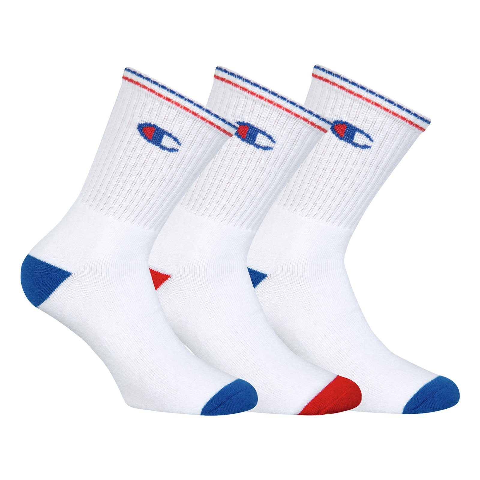 Champion Kurzsocken Unisex Socken, 3 Paar - Performance Crew Socken