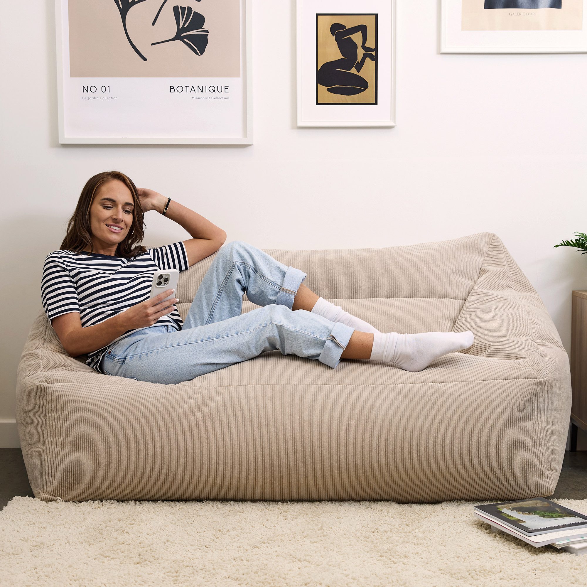 icon Sitzsack Sitzsack Sofa aus Feincord günstig online kaufen