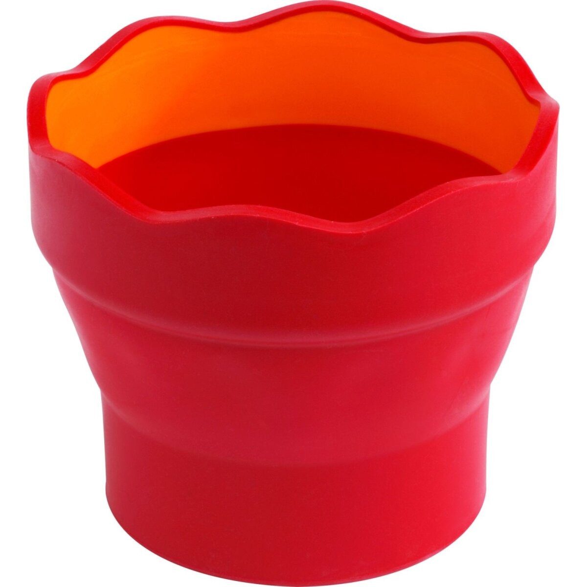 Faber-Castell Malbecher Wasserbecher Clic & Go rot